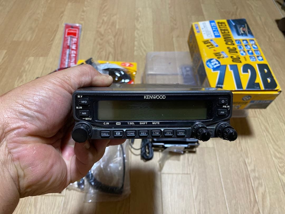 KENWOOD TM-V71受信機 DCコンバータ付き（規格適合）