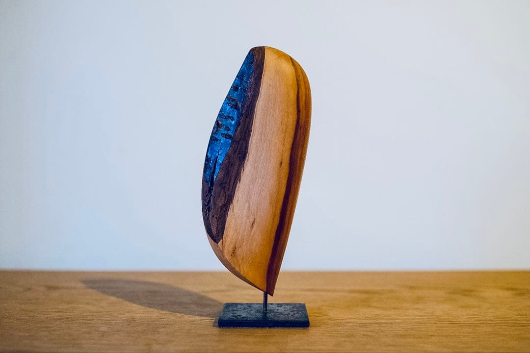 ✨希少✨福井 守さん作 木製オブジェクト 桜の木