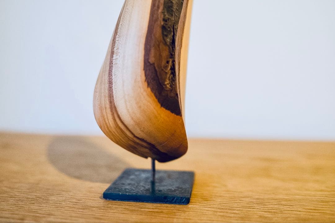 ✨希少✨福井 守さん作 木製オブジェクト 桜の木