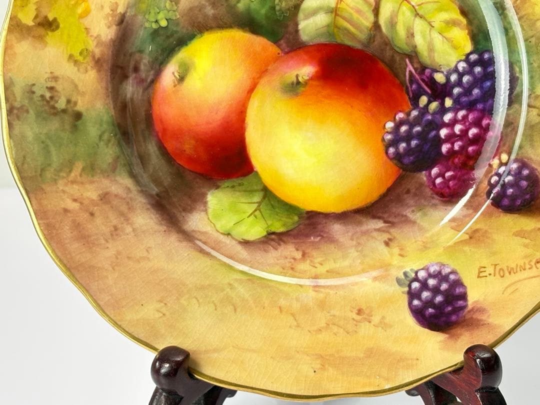 ロイヤル ウースター ペインテッド フルーツ プレートR7112332