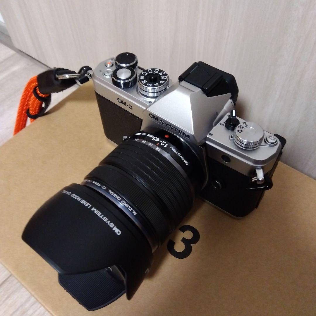 OM SYSTEM OM-3 ミラーレス一眼　12-45 F4.0 PRO