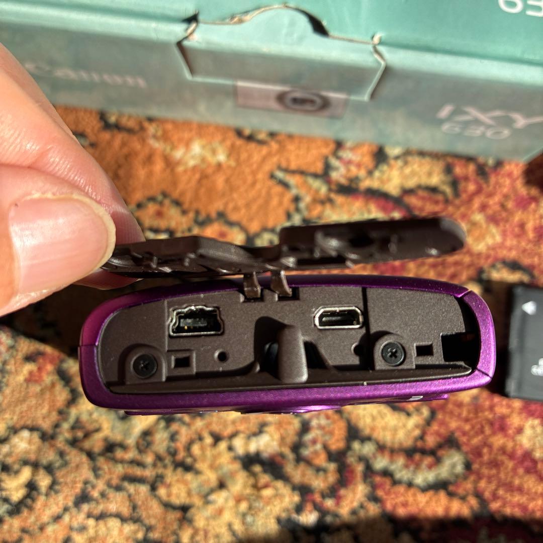 ※ジャンク品　Canon IXY 630 パープル