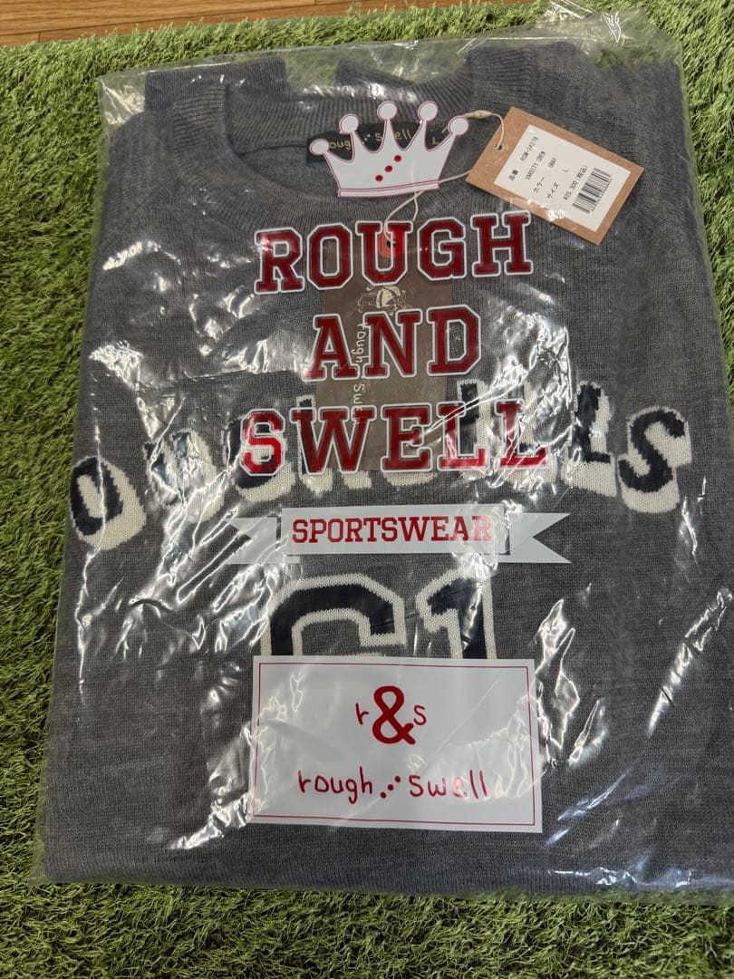 新品正規品【ROUGH&SWELL/L】クルーネックニットセーター長袖