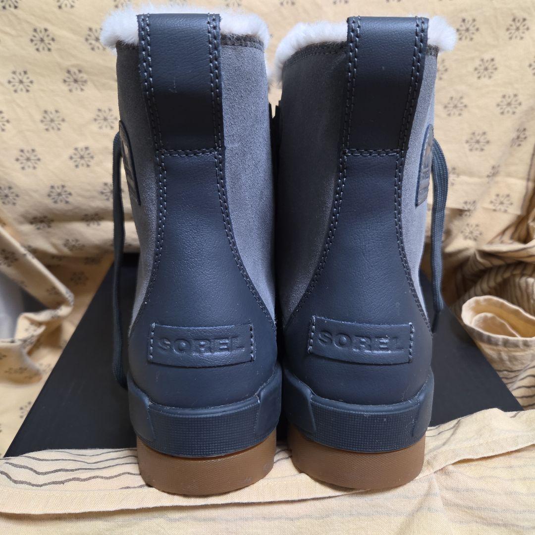 超美品！！SOREL グレー ハイカットブーツ　TIVOLI　２５cm