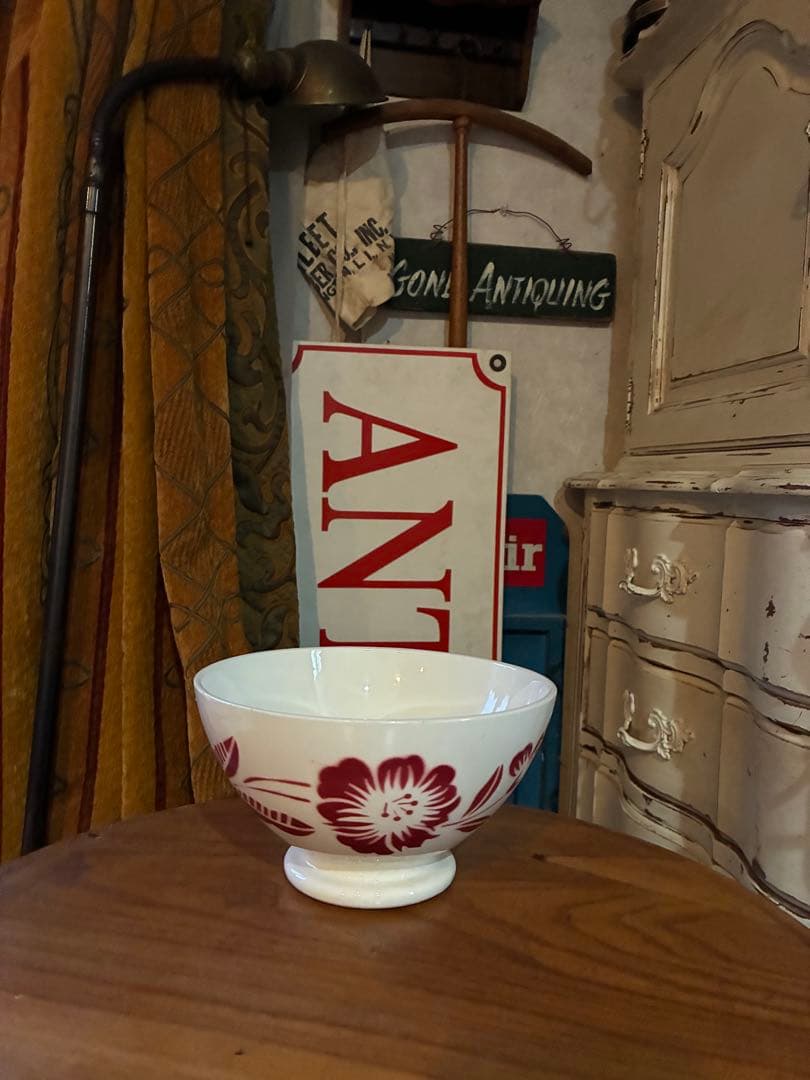 フランス　アンティーク　カフェオレボウル　ディゴワン　直径１７.5cm 特大美品