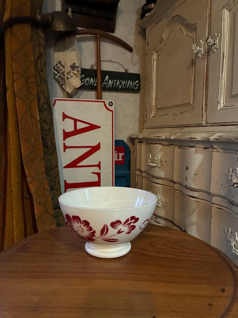 フランス　アンティーク　カフェオレボウル　ディゴワン　直径１７.5cm 特大美品