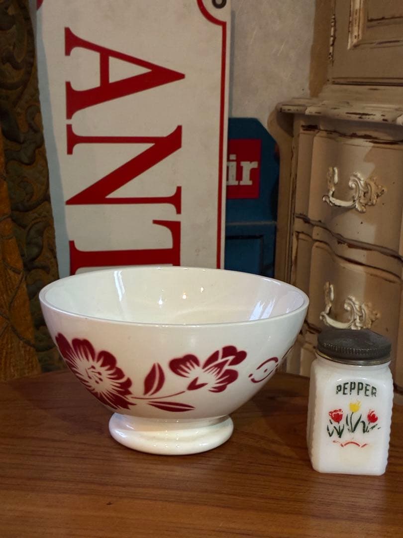 フランス　アンティーク　カフェオレボウル　ディゴワン　直径１７.5cm 特大美品