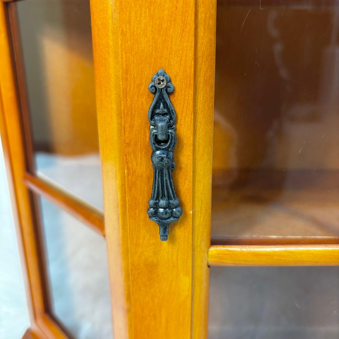 『送料無料』木製キャビネット カントリー調　コレクションケース マルト