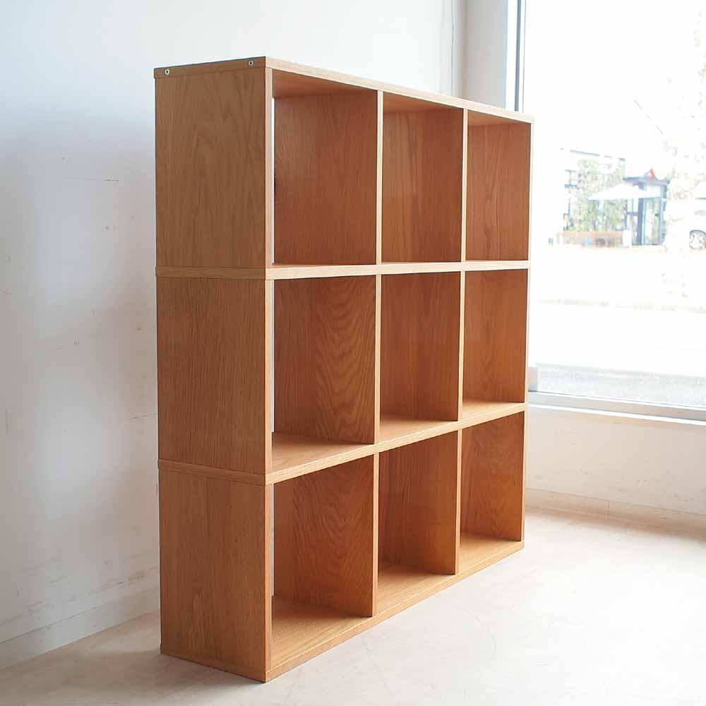 無印良品/MUJI オーク材 スタッキングシェルフ 121cm ZR24335