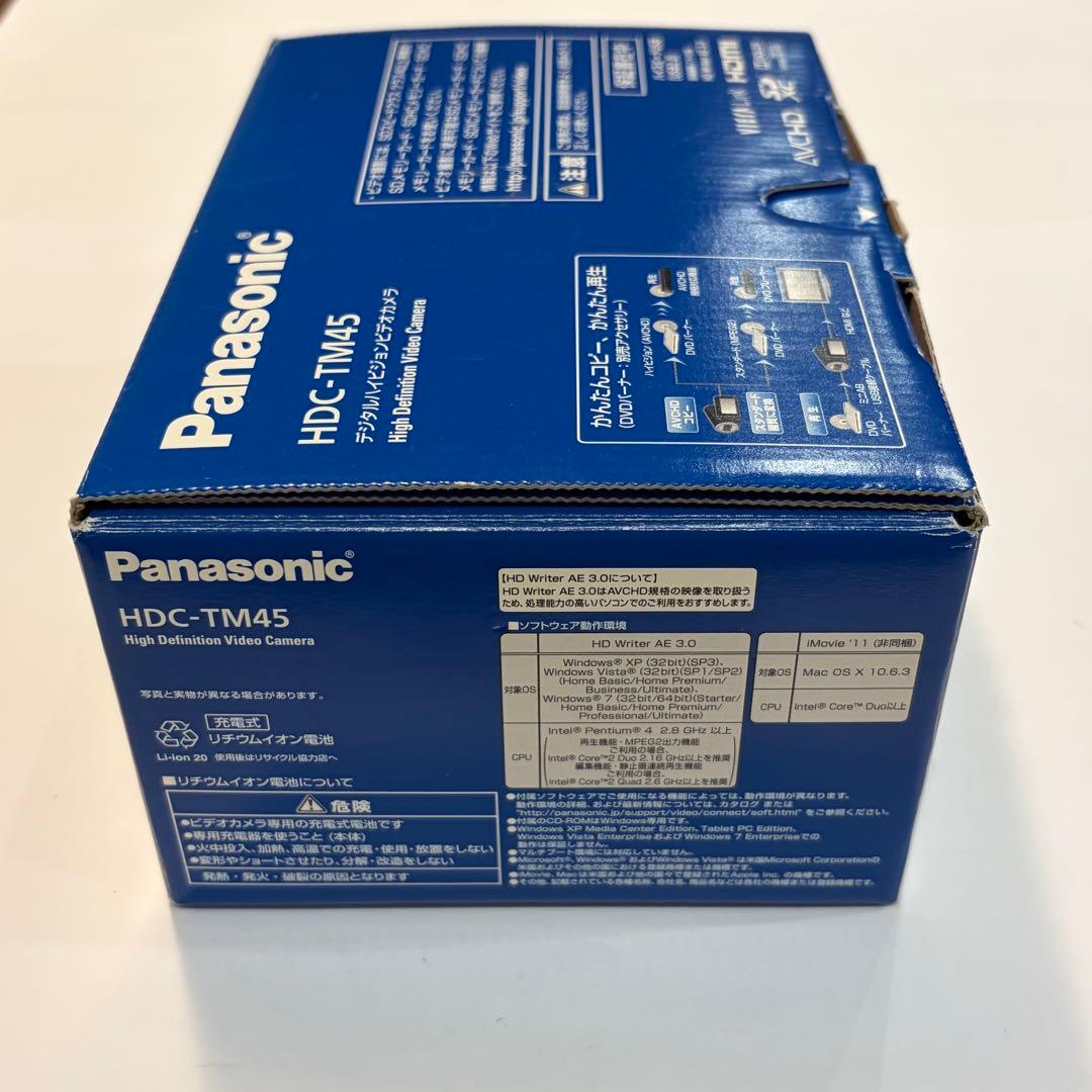 極美品 パナソニック HDC-TM45 ホワイト 動作確認済 付属品完備 箱付き