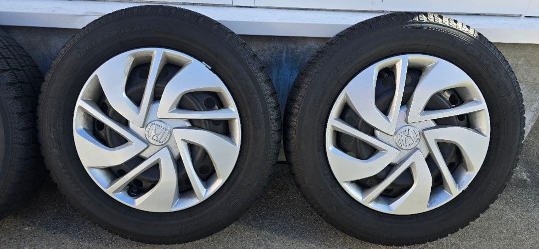 フリード純正ホイール スタッドレスセット 中古7部山