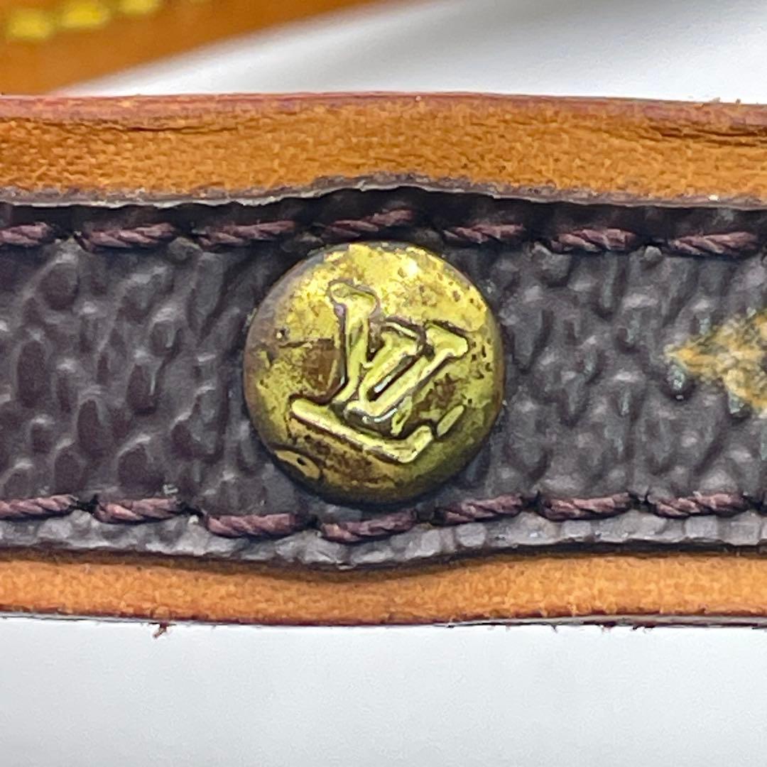 モノグラム コリエ バクスターPM ペット用 犬用 ドッグカラー 首輪 ブラウン