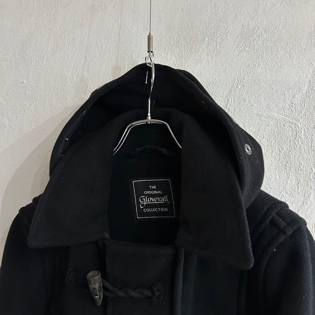 極美 イングランド製 gloverall ELIZA ダッフルコート ブラック