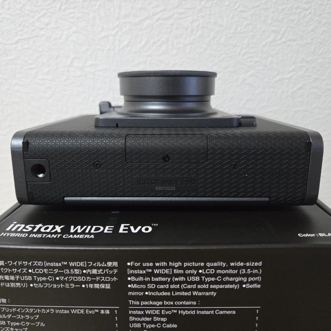 【ほぼ新品】instax WIDE EVO セット（ケース付）