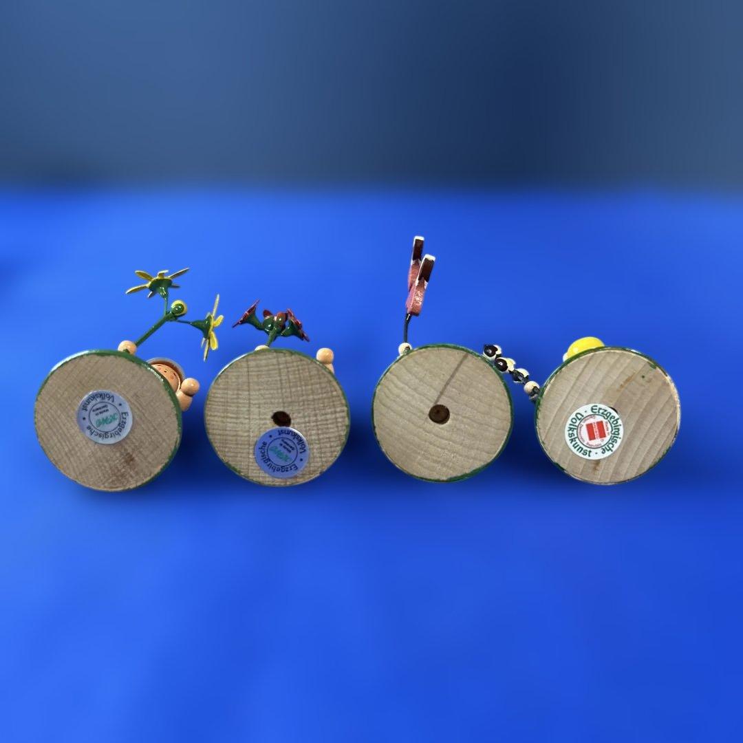 Erzgebirgische Volkskunst フラワーチルドレン 木製