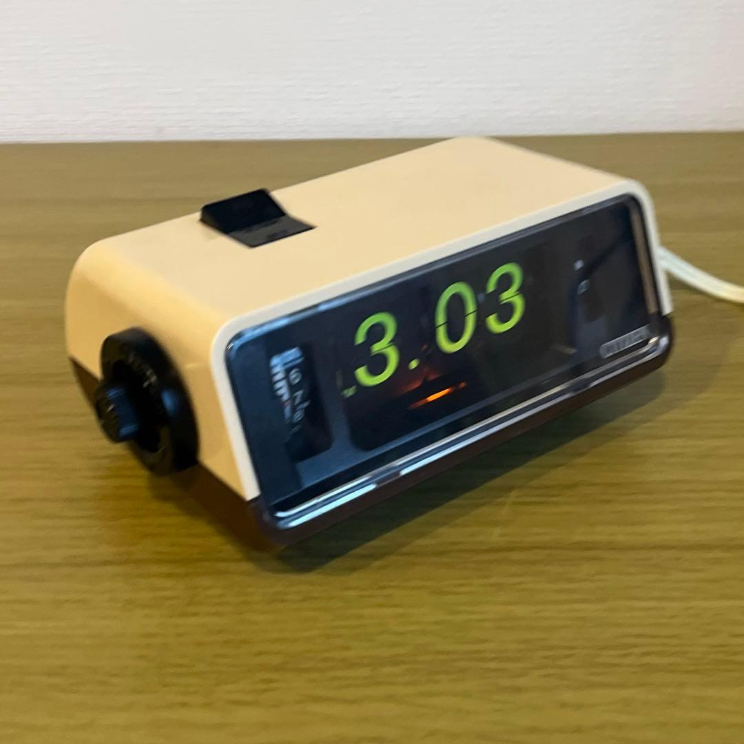 【メンテ済・動作正常】箱付 CITIZENパタパタ時計 ハイリーフ・カーチス 茶