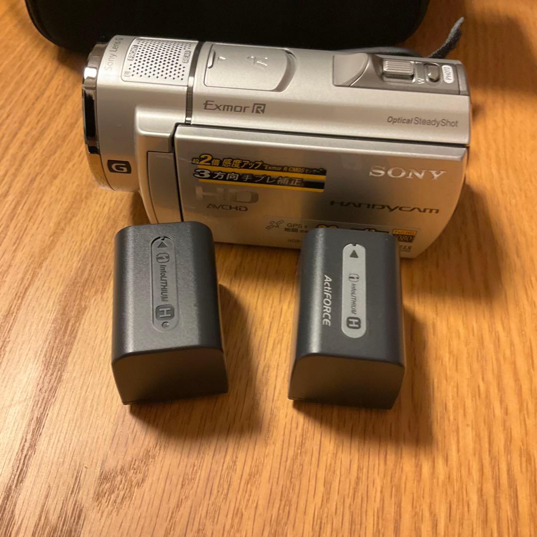 SONY HDR-CX500 ビデオカメラ 充電パック2個 ソフトケース付