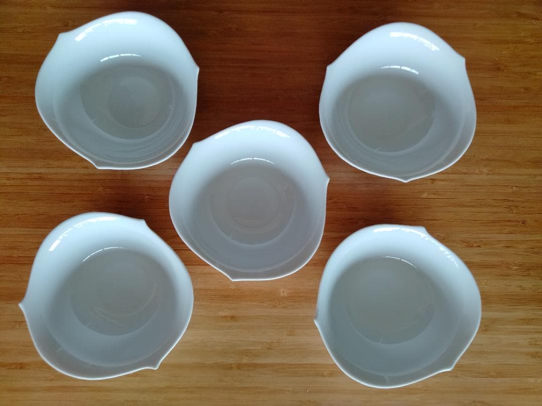 マイセン 波の戯れ ホワイト サラダボウル 5客セット