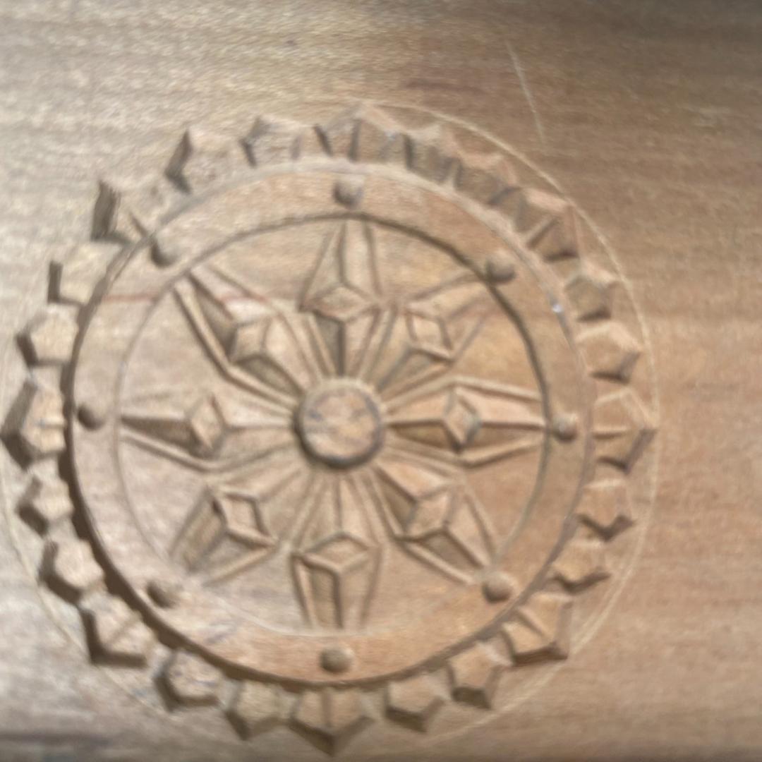 和菓子道具　木型 　「幾何学文様」