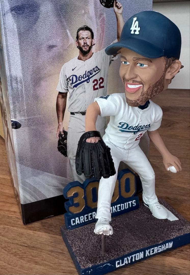 カーショーKershawグラスノーTyler Glaボブルヘッドセット