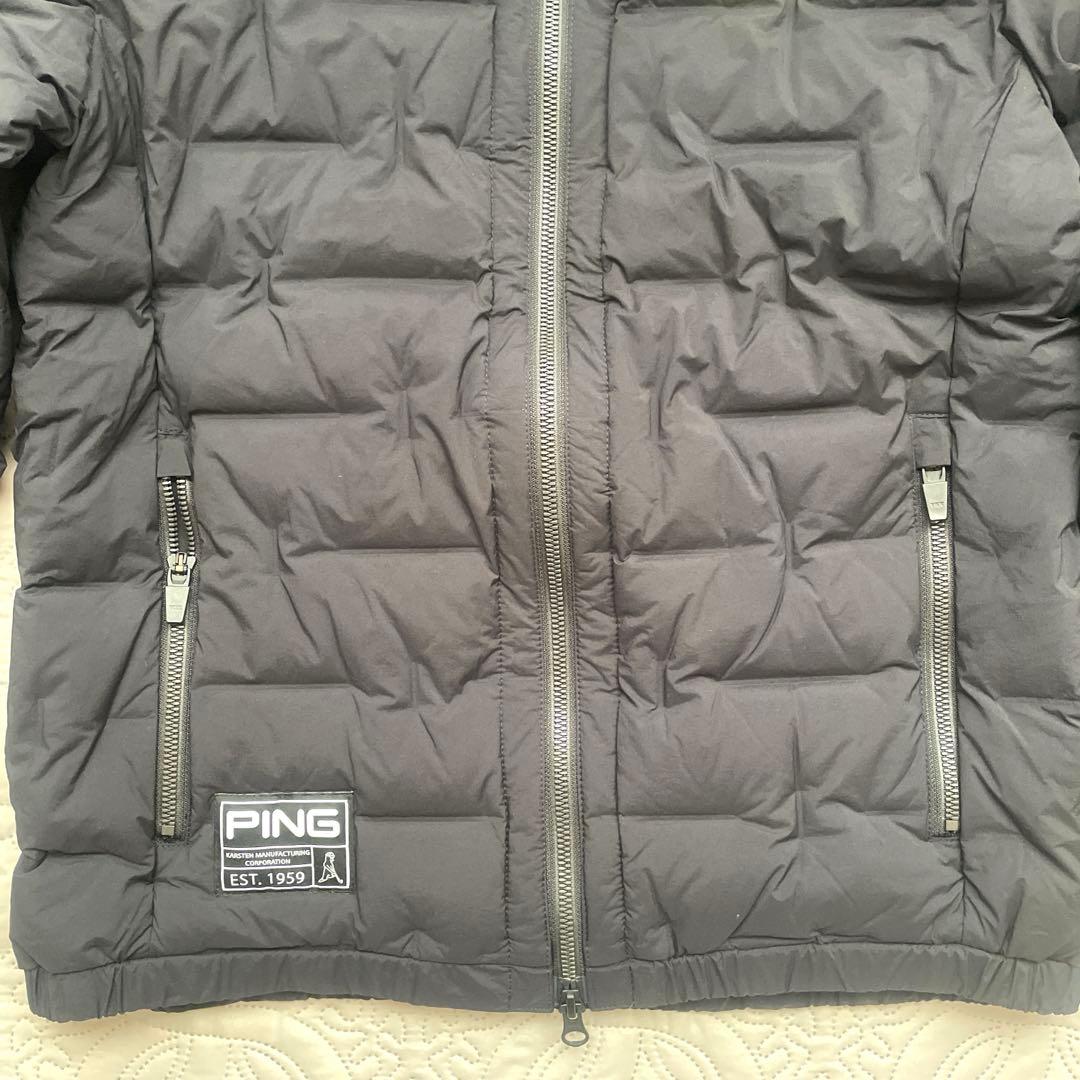 PING ピン　ゴルフウエア　ダウンジャケット　ブラック　L