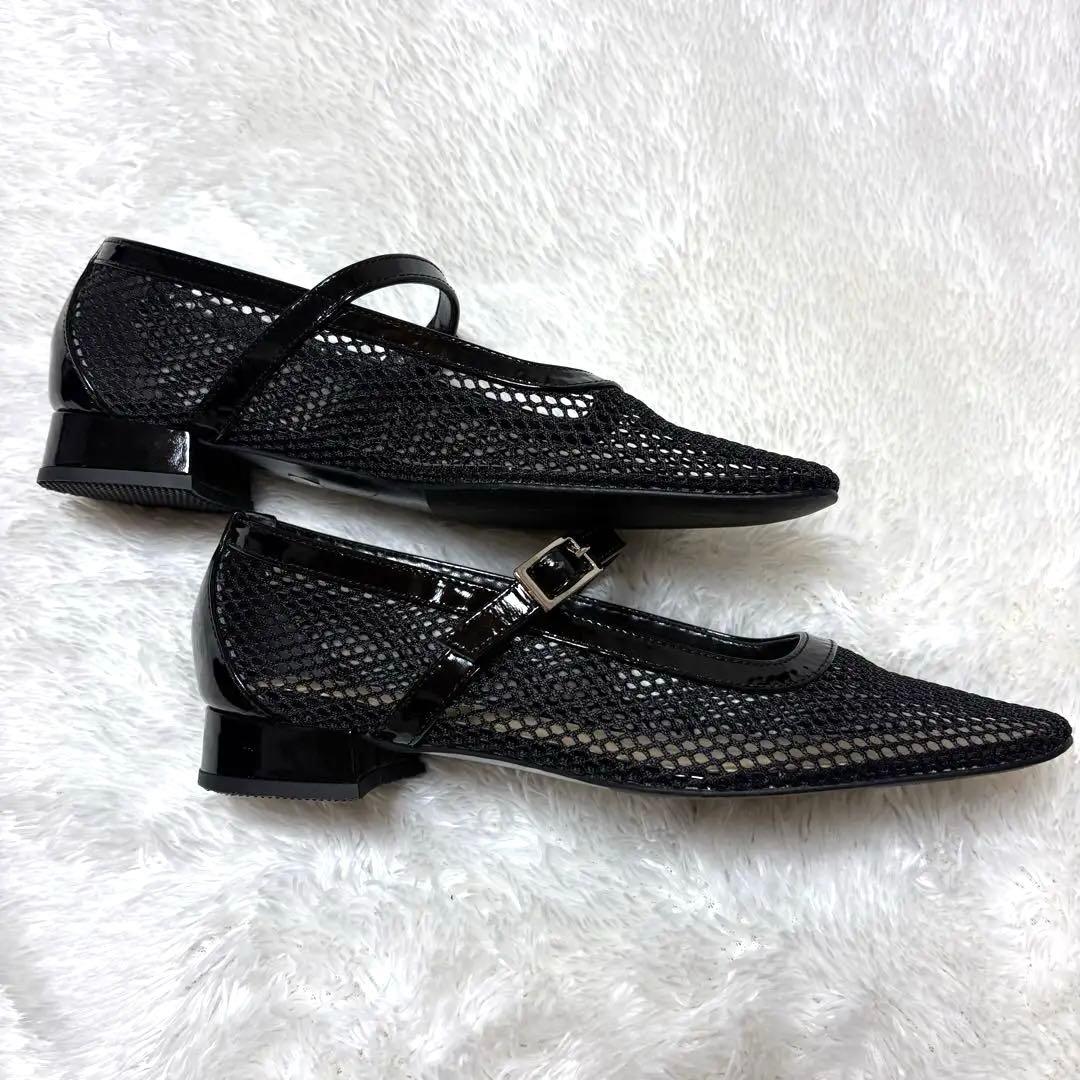 ✨未使用級✨トゥモローランド メリージェーン フラットシューズ メッシュ 36