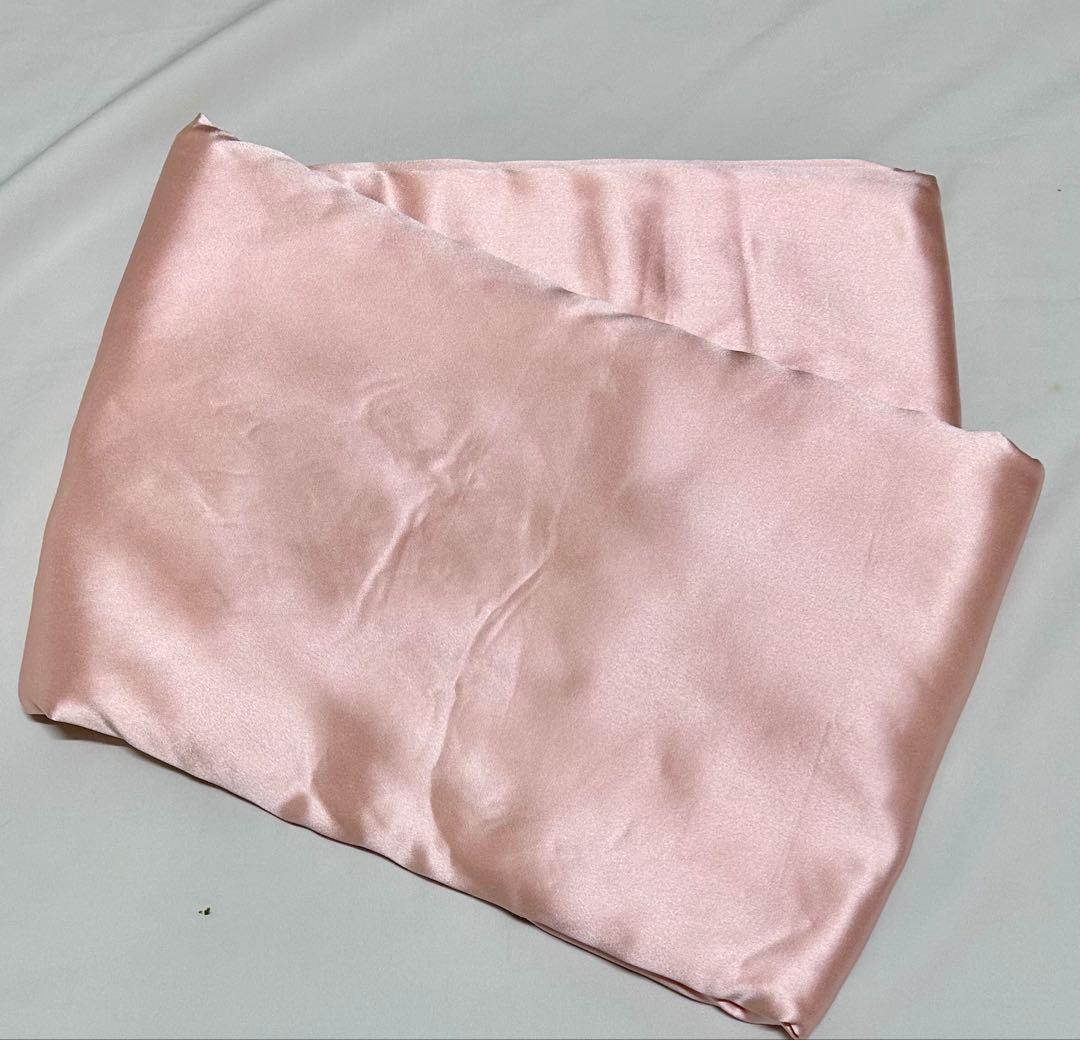 シルク100%　布団カバー　ピンク　190×210
