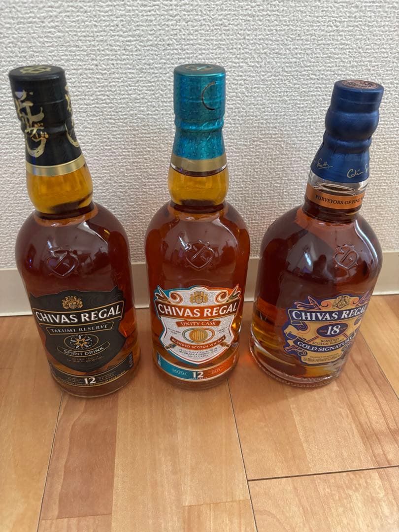 CHIVAS REGAL 12年・18年 ウイスキー3本セット