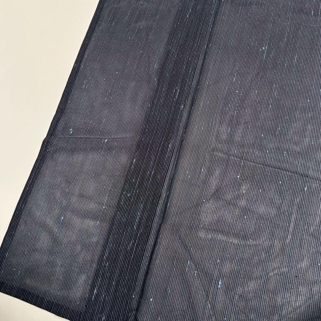 y*i様 身幅大きめ 夏着物 裄69.5紗織 藍染め やまとお誂え 希少サイズT