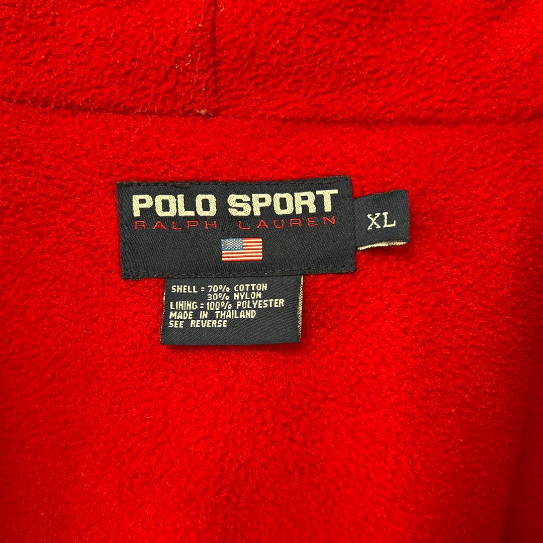 ポロスポーツ　マウンテンジャケット　ネイビー　フリース　XL