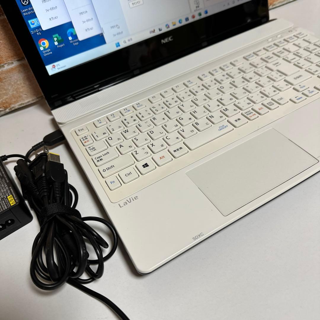 NECノート PC Webカメラ　高速起動SSD Windows11オフィス付き