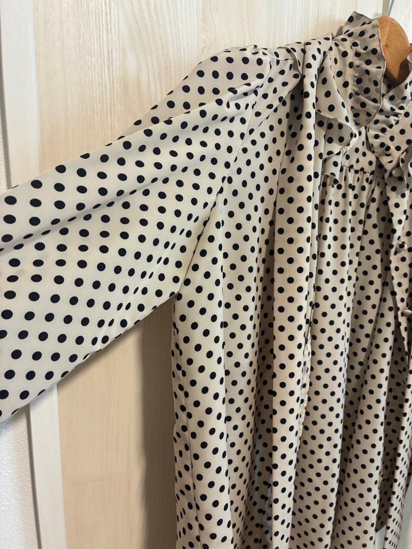 Loulou Willoughby/ルルウィルビー デシンドットフリル ブラウス