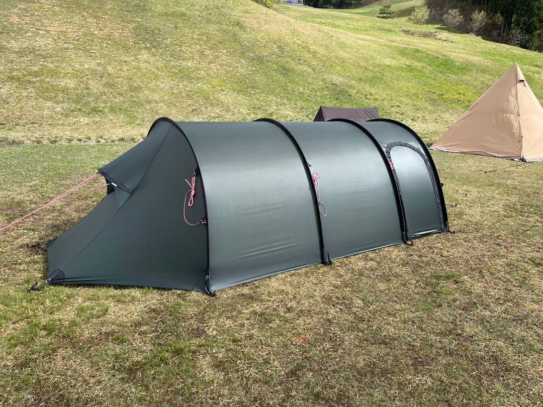 HILLEBERG ケロン4GT グリーン美品　フットプリント付き