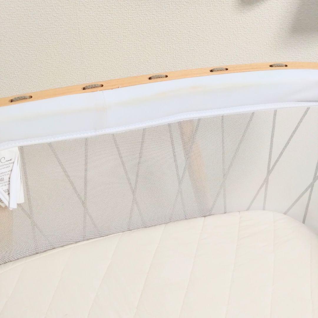 チャーリークレーン　ベビーベッド　ゆりかご　クミクリブメッシュ⭐︎