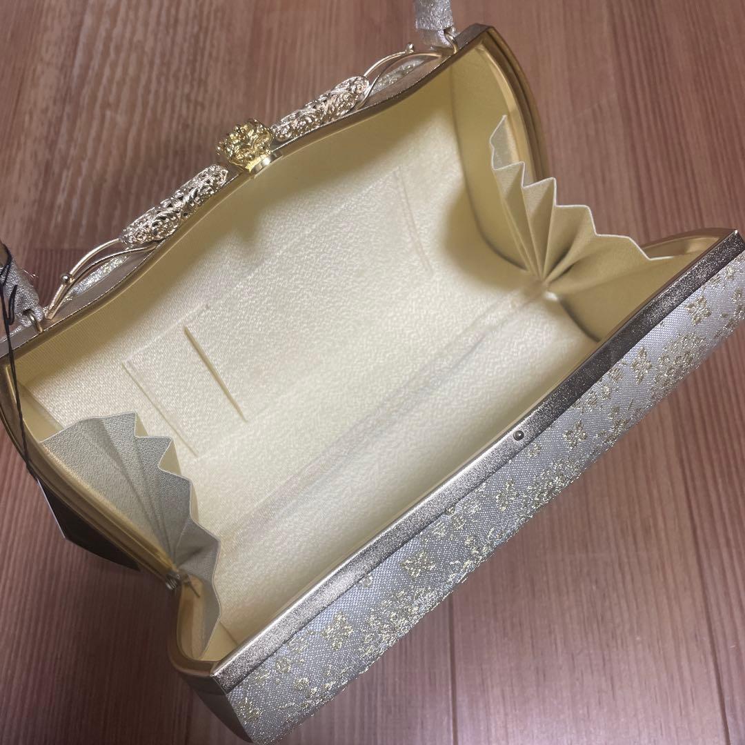 お値下げ　沙織　和装用バッグと草履のセット　結婚式　訪問着　未使用に近い