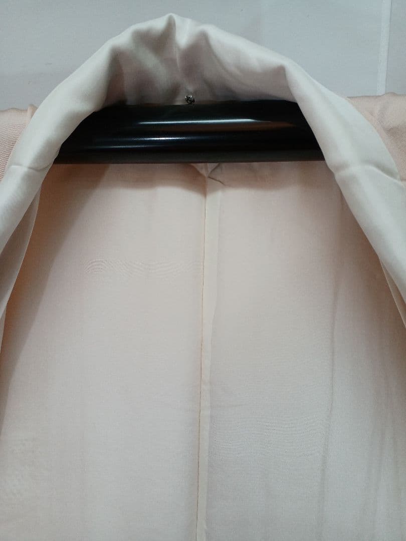 ［訪問着］新品未使用品　しつけ有り　一つ紋　スワトウ刺繍　K-483