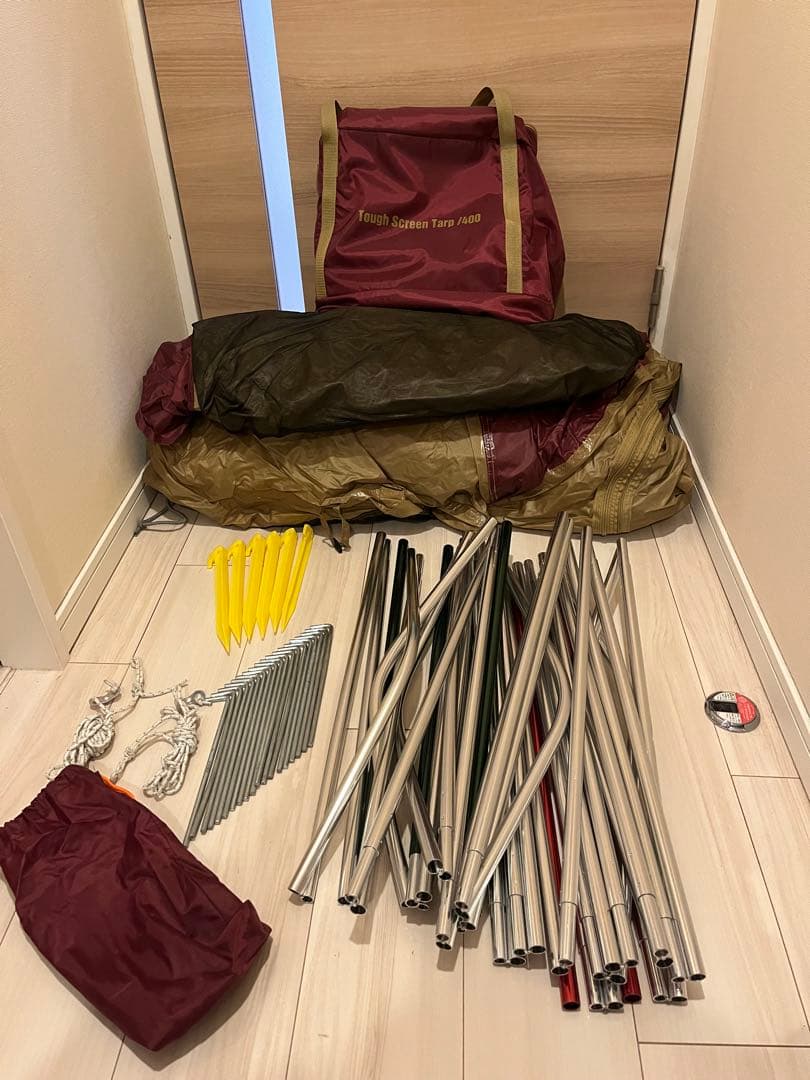 コールマン タフワイドドーム3025 テント＆タフスクーンタープ400 連結