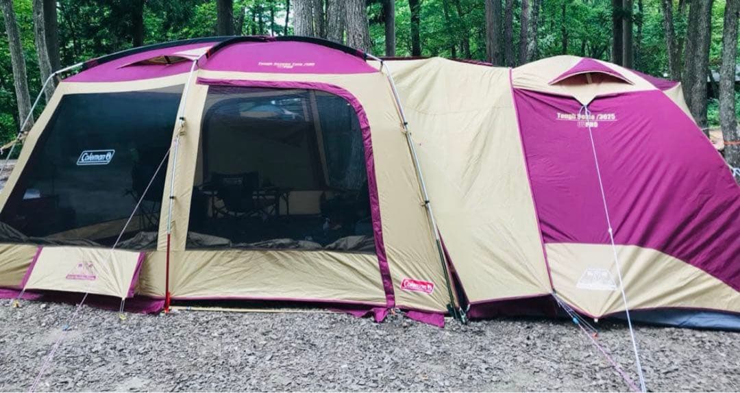 コールマン タフワイドドーム3025 テント＆タフスクーンタープ400 連結