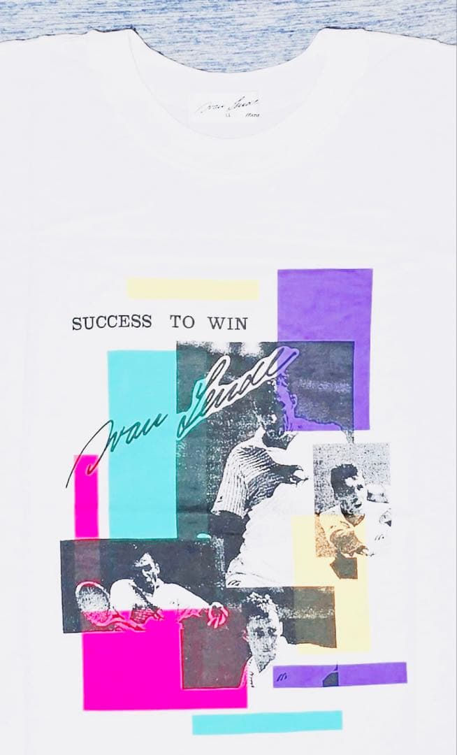 1990年製イワンレンドルIvan LendlサインTシャツmizuno ミズノ