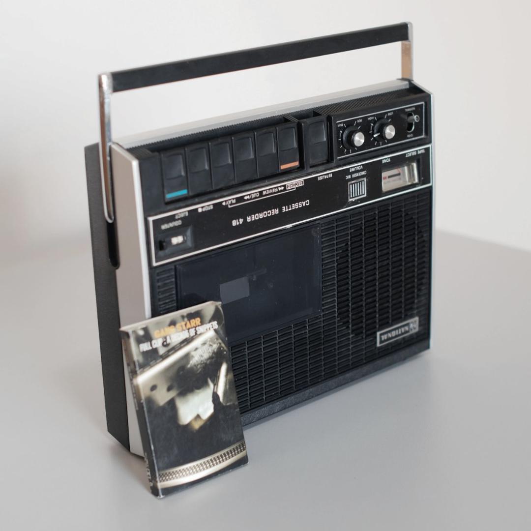 【メンテ済み】ナショナル（National） カセットプレーヤー RQ-418