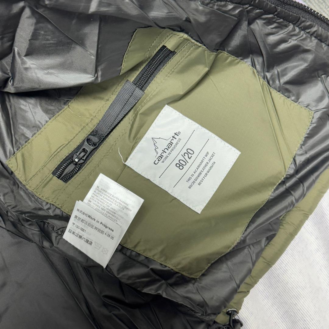 ダウンジャケット オリーブグリーン/ブラック