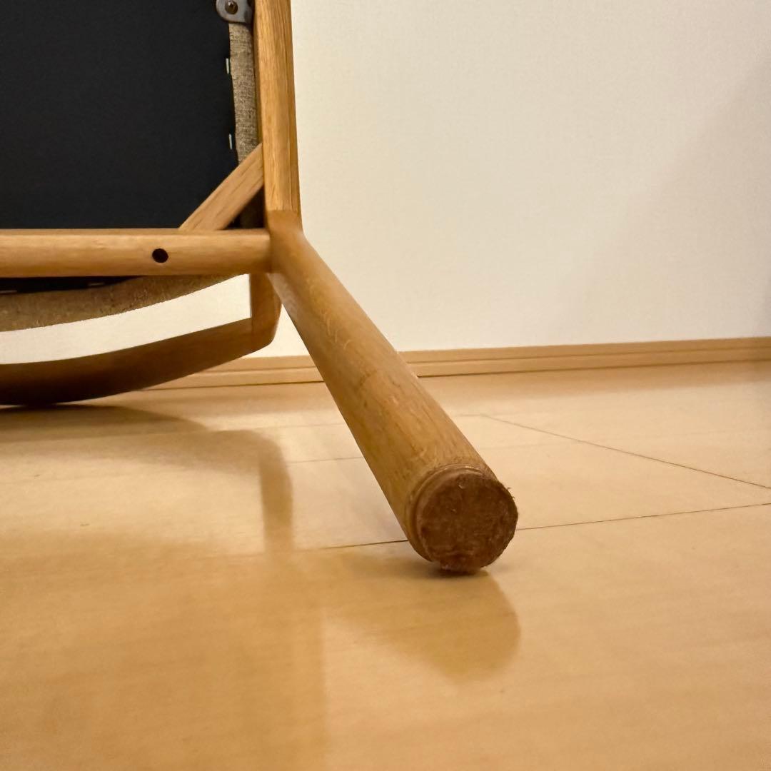 美品 シキファニチア ユナセミアームチェア ダイニングチェア 椅子 日本製 ①