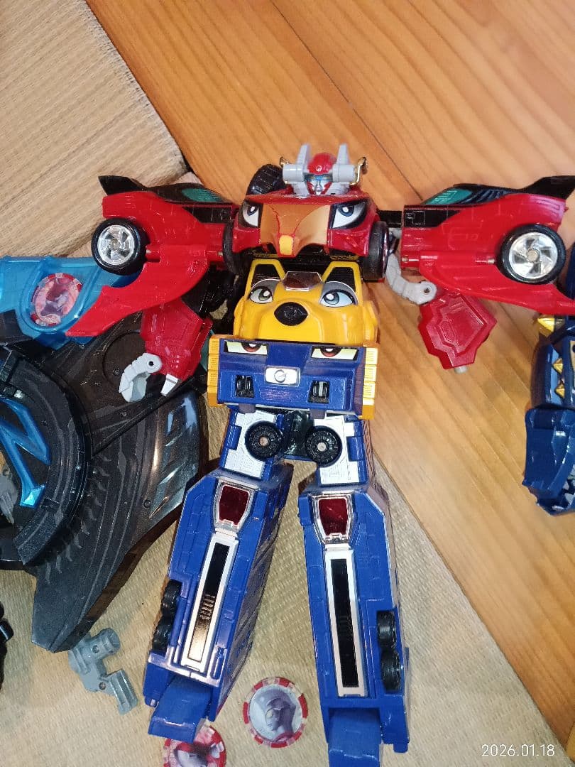 H*1様 戦隊ヒーロー ロボットフィギュアセット