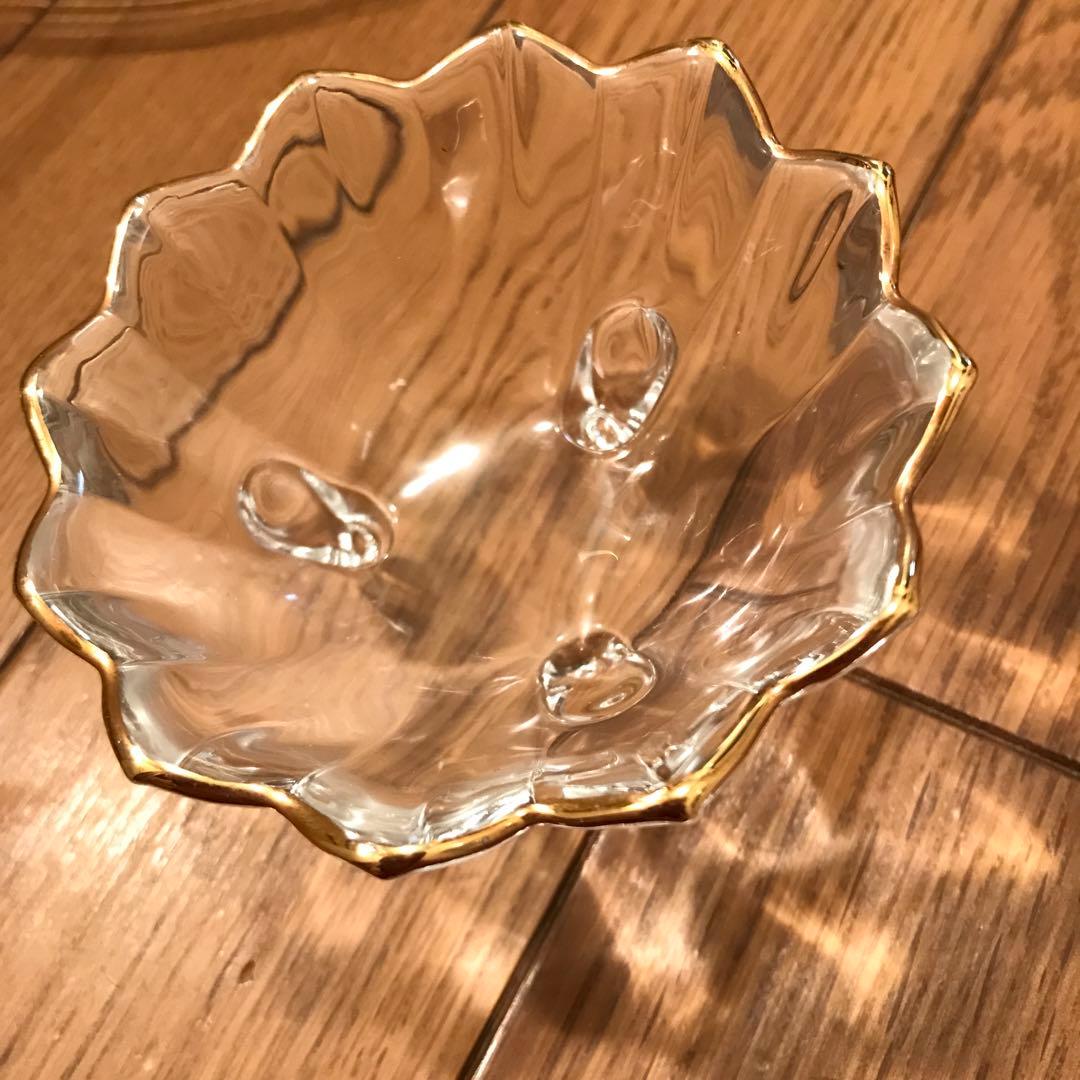 WACO 銀座和光　ガラス小鉢　3点セット