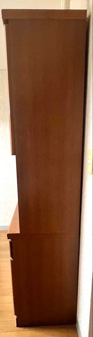 【最安値】水屋箪笥 欅茶箪笥 食器棚 キャビネット 古民家 アンティーク 和家具