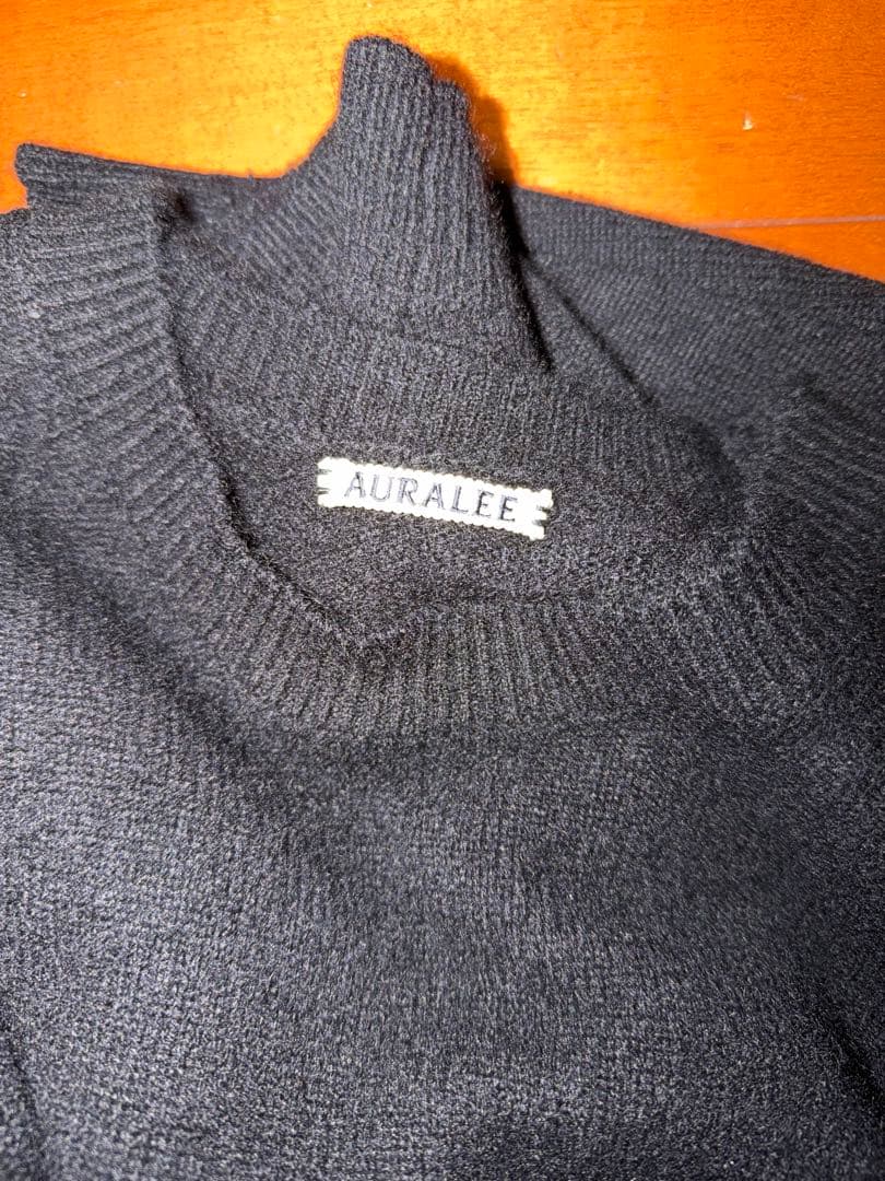 トップス auralee baby cashmere knit p/o
