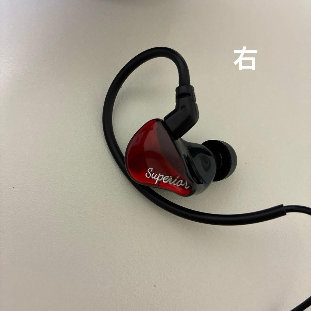 qdc SUPERIOR Vermilion Red イヤホン