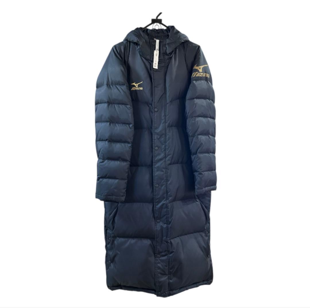 【美品】 【クリーニング済】MIZUNO ミズノ ダウンベンチコート／メンズＬ