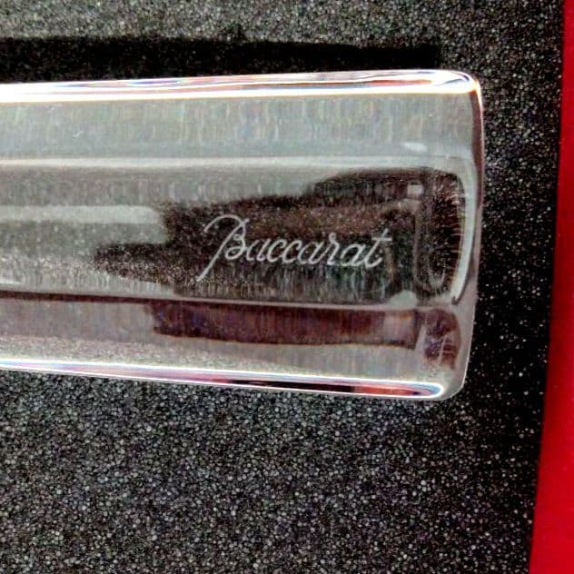 【新品】バカラ　Baccarat 　トンカチ 　ハンマー　1998 置物　箱付き