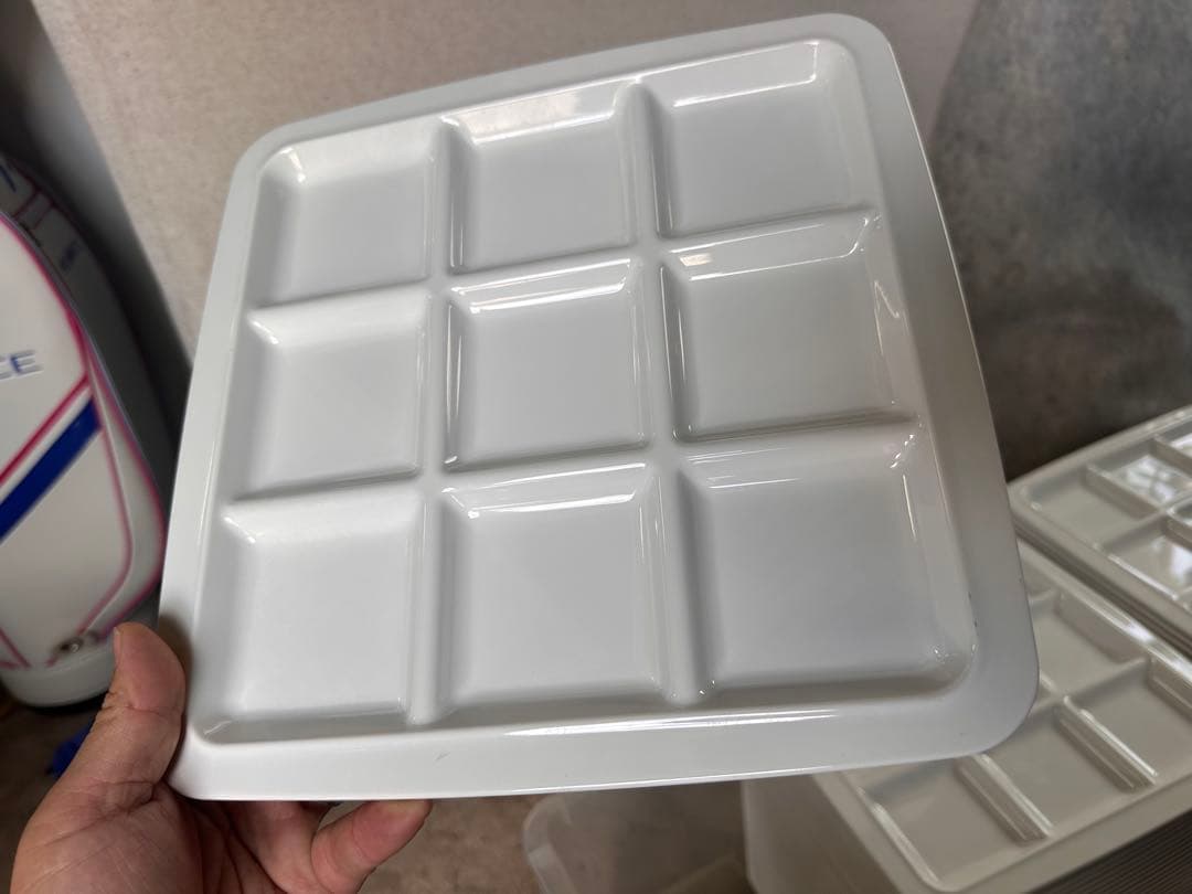 仕切り付きプレート 27x27cm 複数枚セット